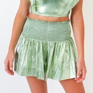 Koch Erica Skirt in Metallic Mint Size XS